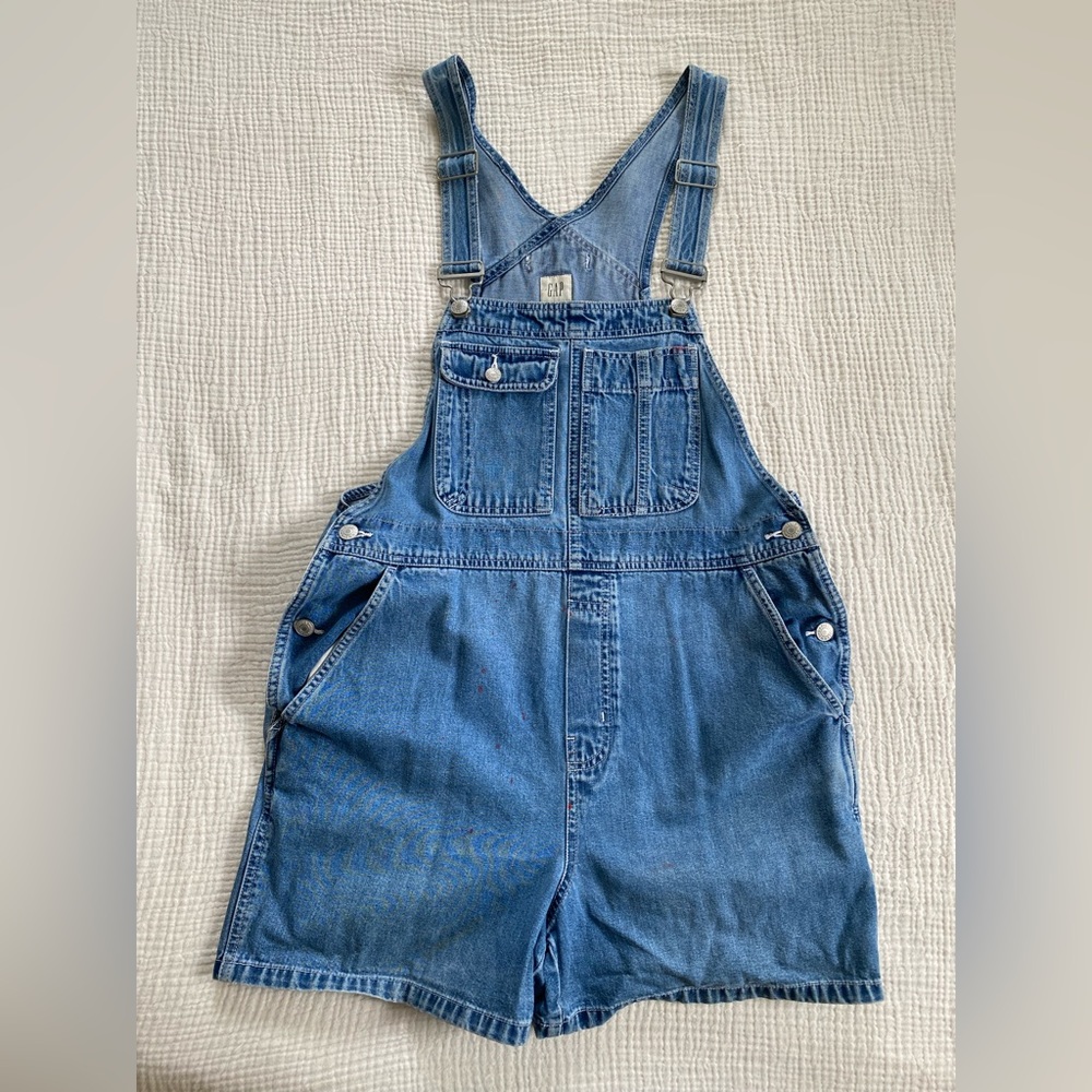 Vintage Gap Overall Shorts